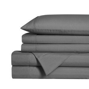 Swift Home -  4PC Polyester Rayon from Bamboo Blend S Charcoal